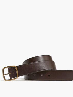 J. Crew Factory Wide leather belt • size 38 • BW731
